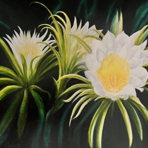Living for Moments in Time, 2026 (Night-blooming Cereus yellow)